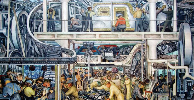 Detroit Industry, North Wall: Art Directors and TRIP/Alamy Stock Photo